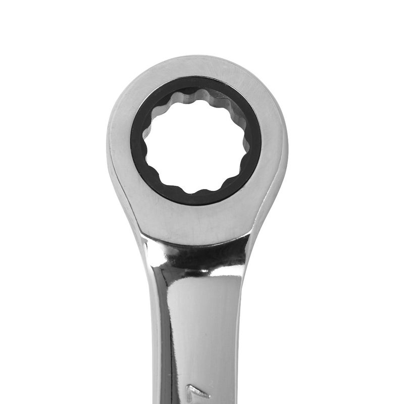 KSEIBI 123975 Ratcheting Wrench Set 24 Piece - Chrome Vanadium Steel Ratchet Combination Spanners Kit with Storage Keeper Rack SAE 1/7-7/8inch & Metric 8-19mm - Image 5
